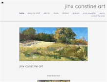 Tablet Screenshot of jinxconstineart.com